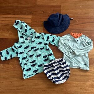 Bundle of Pottery Barn Baby Swim Cloth 18-24 Months